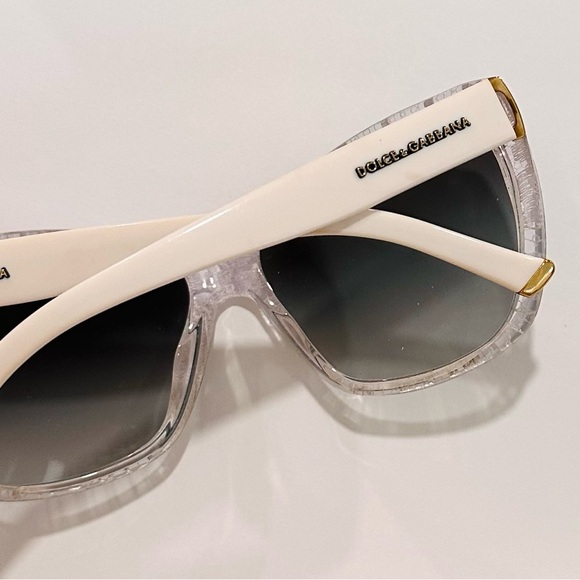 Dolce & Gabbana DG4111M 1896/8G White Snake Luxury Sunglasses - Picture 1 of 7